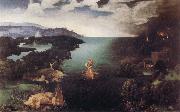 PATENIER, Joachim Landscape with Charon's Bark oil on canvas